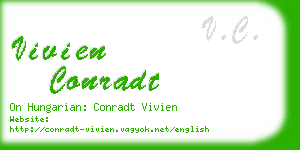 vivien conradt business card